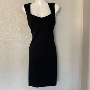 EXPRESS black dress heart shaped open back